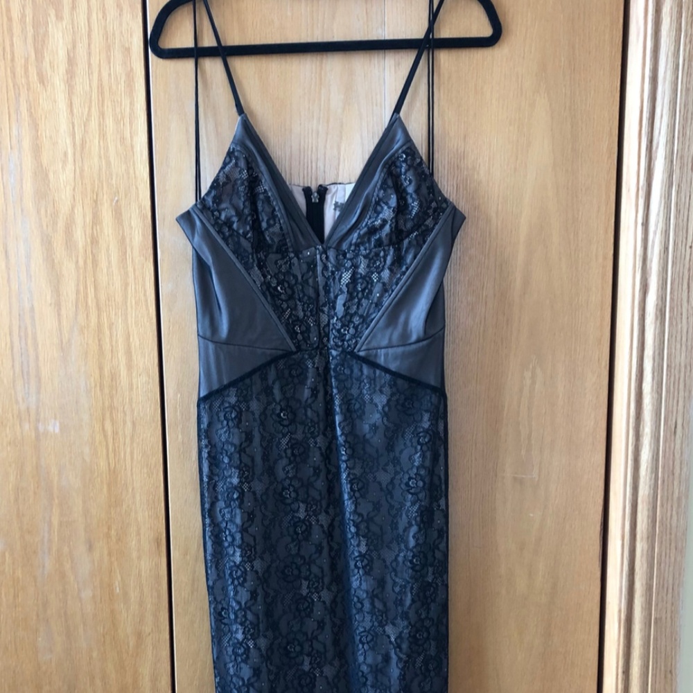 Haute Hippie Black Knit Over Thigh Cut Out Dress